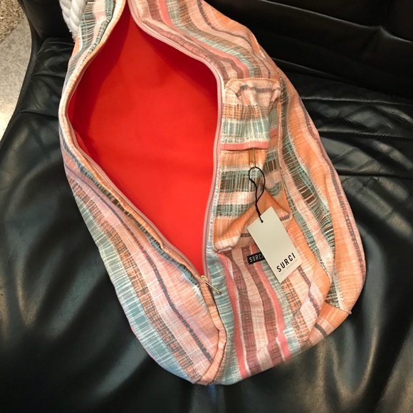 surci Handbags - Surci NWT backpack bag slouch overnight bag cute!